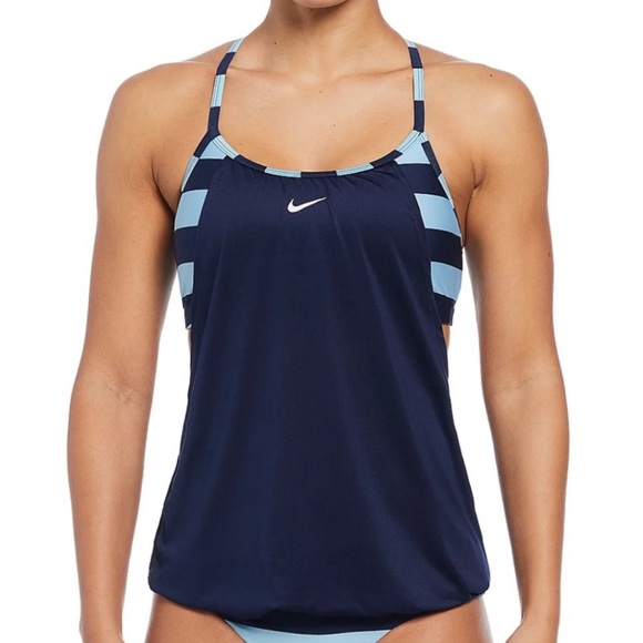 NWT Nike Swim Layered Tankini Top - Picture 1 of 5